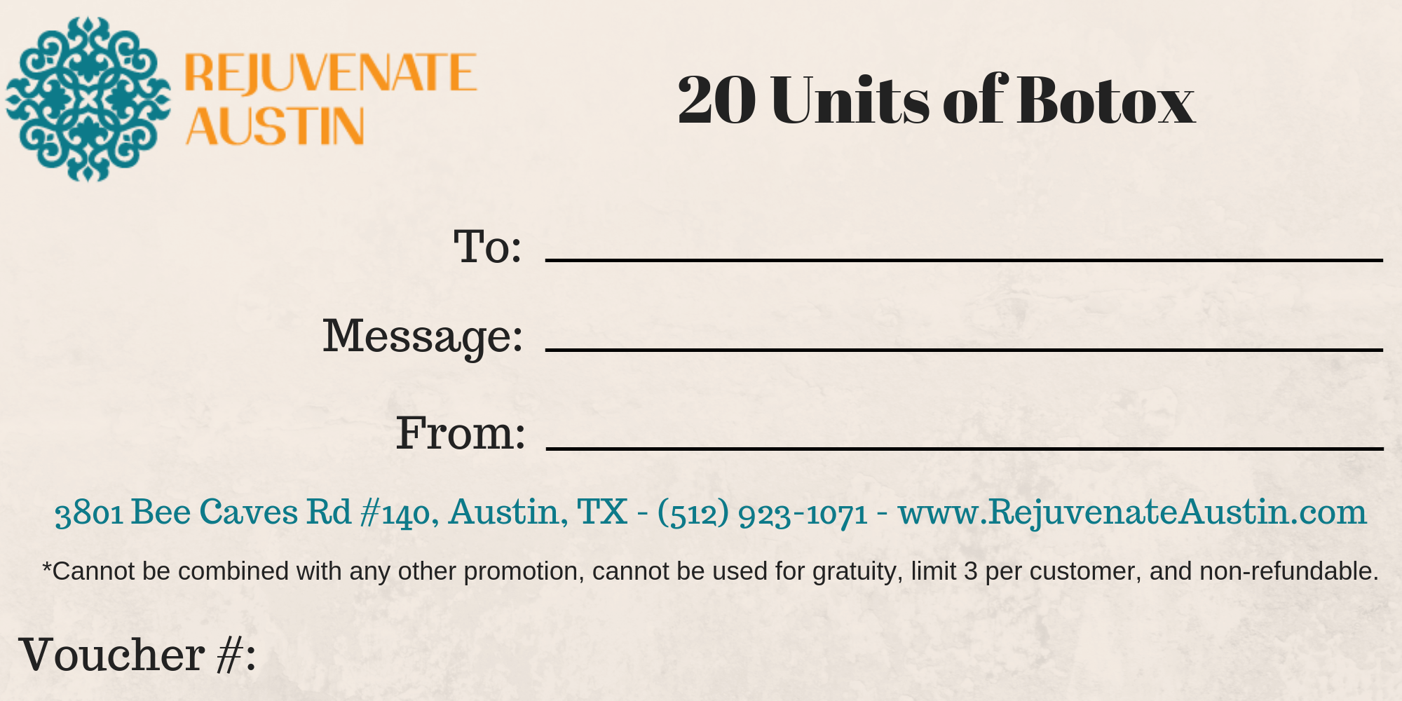 20 Units Of Botox Rejuvenate Austin Austin S Premier Medspa